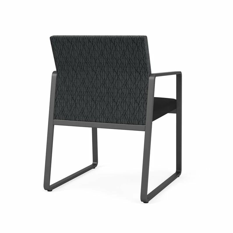 Lesro Gansett Fabric Guest Chair In Charcoal/Adler Midnight Sky/Castillo Batik 8 Lesro Gansett Fabric Guest Chair In Charcoal/Adler Midnight Sky/Castillo Batik - Image 6