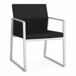 Lesro Gansett Modern Fabric Guest Chair In Silver/Adler Peppercorn -CYMAX Sales 2472996 L 5