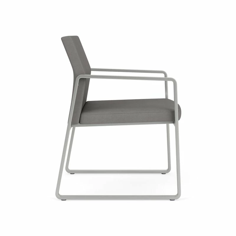 Lesro Gansett Fabric Guest Chair In Silver/Adler Nocturnal/Castillo Black 19 Lesro Gansett Fabric Guest Chair In Silver/Adler Nocturnal/Castillo Black - Image 17