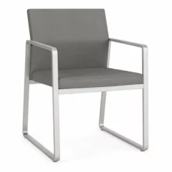 Lesro Gansett Modern Fabric Guest Chair In Silver/Adler Nocturnal -CYMAX Sales 2472997 L 4