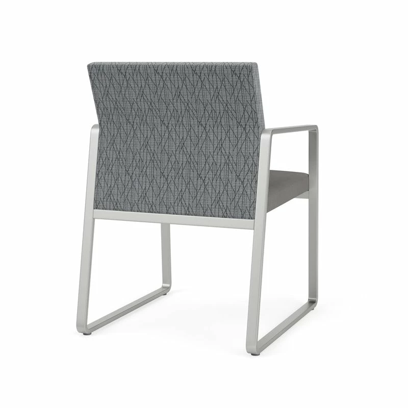 Lesro Gansett Modern Polyurethane Guest Chair In Silver/Castillo Quarry 14 Lesro Gansett Modern Polyurethane Guest Chair In Silver/Castillo Quarry - Image 12