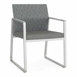 Lesro Gansett Modern Polyurethane Guest Chair In Silver/Castillo Quarry 31 Lesro Gansett Modern Polyurethane Guest Chair In Silver/Castillo Quarry -CYMAX Sales 2473007 L 2