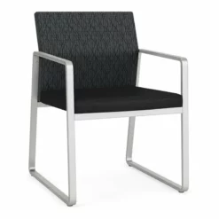 Lesro Gansett Modern Fabric Guest Chair In Silver/Open House Asteroid 25 Lesro Gansett Modern Fabric Guest Chair In Silver/Open House Asteroid -CYMAX Sales 2473009 L 8
