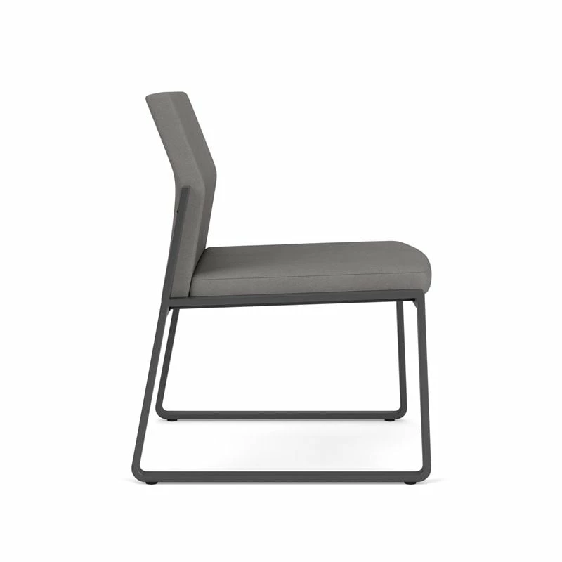 Lesro Gansett Armless Guest Chair In Charcoal/Adler Peppercorn/Castillo Quarry 19 Lesro Gansett Armless Guest Chair In Charcoal/Adler Peppercorn/Castillo Quarry - Image 17