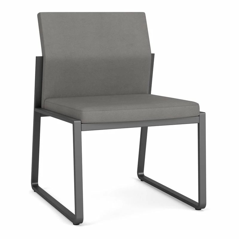 Lesro Gansett Fabric Armless Guest Chair In Charcoal/Adler Nocturnal 18 Lesro Gansett Fabric Armless Guest Chair In Charcoal/Adler Nocturnal - Image 16