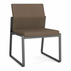 Lesro Gansett Modern Fabric Armless Guest Chair In Charcoal/Open House Cobalt 34 Lesro Gansett Modern Fabric Armless Guest Chair In Charcoal/Open House Cobalt -CYMAX Sales 2473046 L