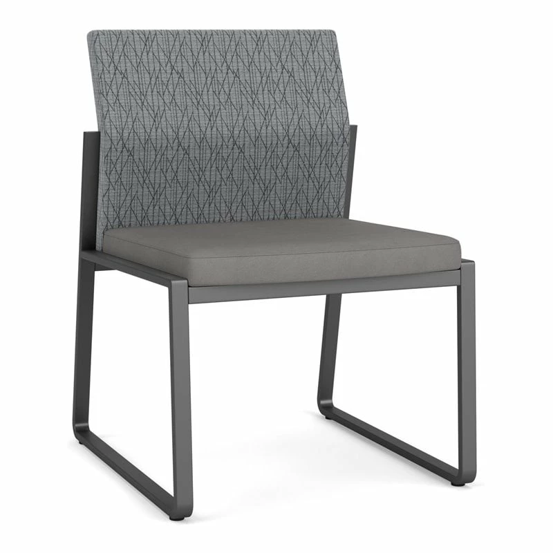 Lesro Gansett Armless Guest Chair In Charcoal/Adler Peppercorn/Castillo Quarry 12 Lesro Gansett Armless Guest Chair In Charcoal/Adler Peppercorn/Castillo Quarry - Image 10