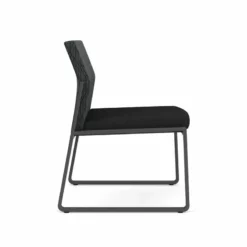 Lesro Gansett Modern Fabric Armless Guest Chair In Charcoal/Open House Asteroid -CYMAX Sales 2473049 1 L 8