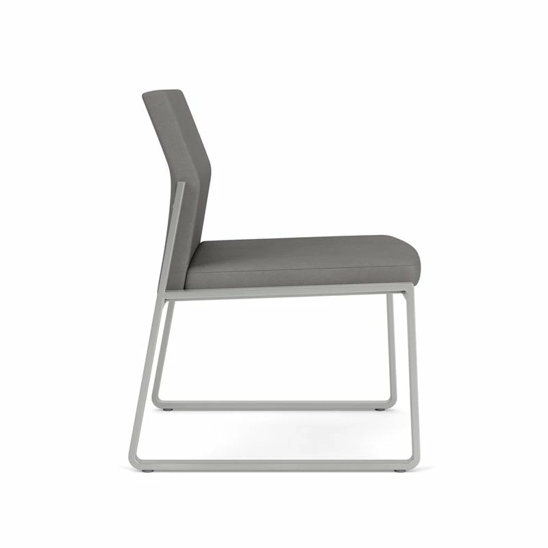 Lesro Gansett Fabric Armless Guest Chair In Silver/Adler Gray Flannel 19 Lesro Gansett Fabric Armless Guest Chair In Silver/Adler Gray Flannel - Image 17