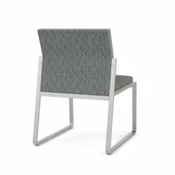 Lesro Gansett Fabric Armless Guest Chair In Silver/Adler Gray Flannel 33 Lesro Gansett Fabric Armless Guest Chair In Silver/Adler Gray Flannel -CYMAX Sales 2473067 2 L 5