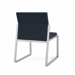 Lesro Gansett Modern Fabric Armless Guest Chair In Silver/Open House Asteroid -CYMAX Sales 2473068 2 L 3