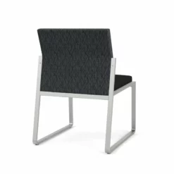 Lesro Gansett Fabric Armless Guest Chair In Silver/Adler Gray Flannel 27 Lesro Gansett Fabric Armless Guest Chair In Silver/Adler Gray Flannel -CYMAX Sales 2473069 2 L 5
