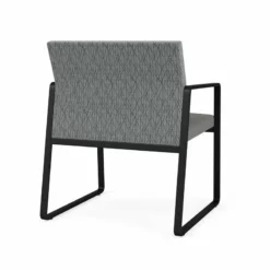 Lesro Gansett Polyurethane Oversize Guest Chair In Black/Castillo Black -CYMAX Sales 2473079 2 L 4