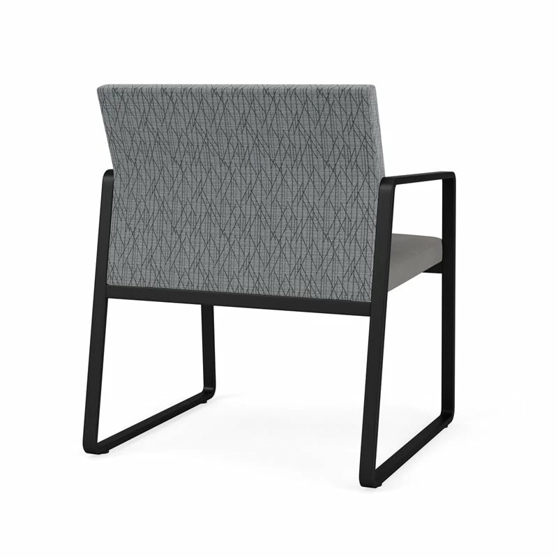 Lesro Gansett Modern Fabric Oversize Guest Chair In Black/Open House Asteroid 14 Lesro Gansett Modern Fabric Oversize Guest Chair In Black/Open House Asteroid - Image 12