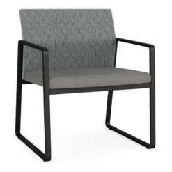 Lesro Gansett Fabric Oversize Guest Chair In Black/Adler Midnight Sky -CYMAX Sales 2473079 L 5