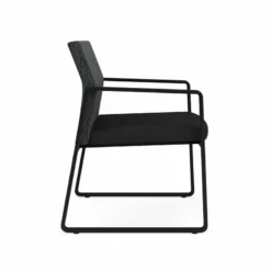 Lesro Gansett Oversize Guest Chair In Black/Adler Nocturnal/Castillo Black -CYMAX Sales 2473081 1 L 1