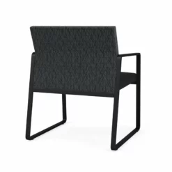 Lesro Gansett Modern Fabric Oversize Guest Chair In Black/Open House Navy 27 Lesro Gansett Modern Fabric Oversize Guest Chair In Black/Open House Navy -CYMAX Sales 2473081 2 L 7
