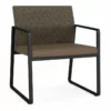 Lesro Gansett Polyurethane Oversize Guest Chair In Black/Castillo Metal 1 Lesro Gansett Polyurethane Oversize Guest Chair In Black/Castillo Metal -CYMAX Sales 2473082 L