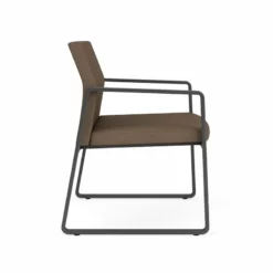 Lesro Gansett Modern Fabric Oversize Guest Chair In Charcoal/Open House Black -CYMAX Sales 2473098 1 L 1