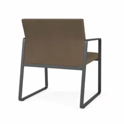 Lesro Gansett Oversize Guest Chair In Charcoal/Adler Nocturnal/Castillo Black -CYMAX Sales 2473098 2 L 4
