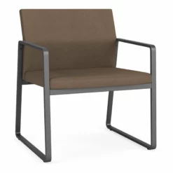 Lesro Gansett Oversize Guest Chair In Charcoal/Adler Nocturnal/Castillo Black -CYMAX Sales 2473098 L 4