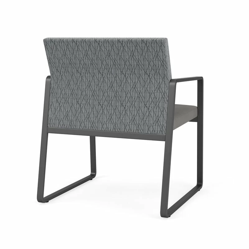 Lesro Gansett Polyurethane Oversize Guest Chair In Charcoal/Castillo Metal 14 Lesro Gansett Polyurethane Oversize Guest Chair In Charcoal/Castillo Metal - Image 12