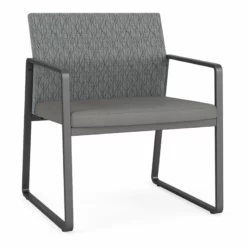 Lesro Gansett Oversize Guest Chair In Charcoal/Adler Nocturnal/Castillo Black -CYMAX Sales 2473099 L 4