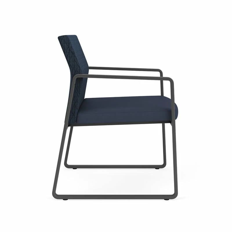 Lesro Gansett Fabric Oversize Guest Chair In Charcoal/Adler Midnight Sky 10 Lesro Gansett Fabric Oversize Guest Chair In Charcoal/Adler Midnight Sky - Image 8