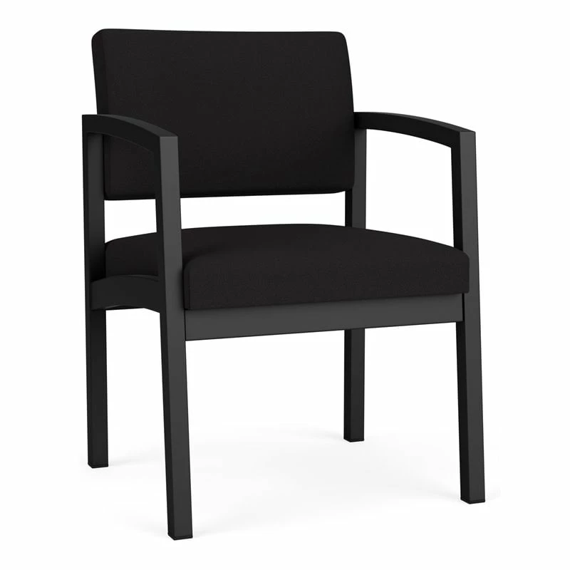 Lesro Lenox Steel Modern Fabric Guest Chair In Black/Open House Asteroid 21 Lesro Lenox Steel Modern Fabric Guest Chair In Black/Open House Asteroid - Image 19