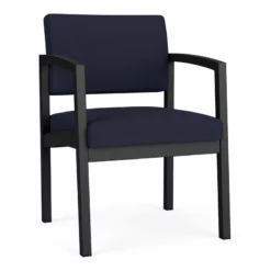 Lesro Lenox Steel Fabric Guest Chair In Black/Adler Gray Flannel/Castillo Metal 34 Lesro Lenox Steel Fabric Guest Chair In Black/Adler Gray Flannel/Castillo Metal -CYMAX Sales 2473179 L