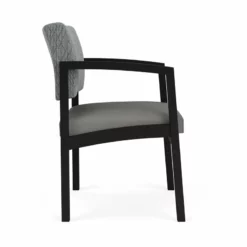 Lesro Lenox Steel Fabric Guest Chair In Black/Adler Gray Flannel/Castillo Metal 32 Lesro Lenox Steel Fabric Guest Chair In Black/Adler Gray Flannel/Castillo Metal -CYMAX Sales 2473180 1 L