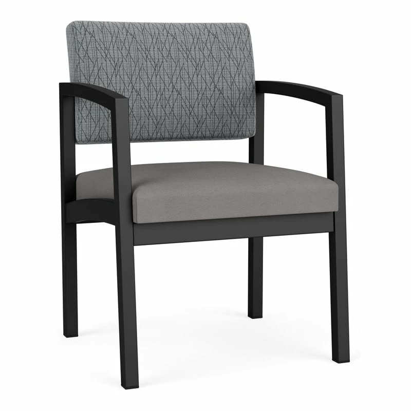 Lesro Lenox Steel Modern Fabric Guest Chair In Black/Open House Asteroid 12 Lesro Lenox Steel Modern Fabric Guest Chair In Black/Open House Asteroid - Image 10