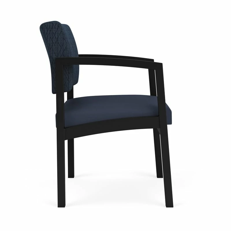 Lesro Lenox Steel Modern Polyurethane Guest Chair In Black/Castillo Metal 10 Lesro Lenox Steel Modern Polyurethane Guest Chair In Black/Castillo Metal - Image 8