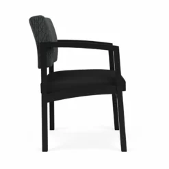 Lesro Lenox Steel Fabric Guest Chair In Black/Adler Gray Flannel/Castillo Metal 26 Lesro Lenox Steel Fabric Guest Chair In Black/Adler Gray Flannel/Castillo Metal -CYMAX Sales 2473182 1 L
