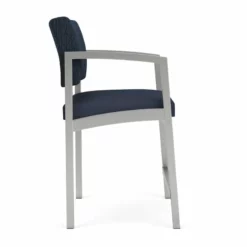 Lesro Lenox Steel Fabric Hip Chair In Silver/Adler Midnight Sky/Castillo Batik -CYMAX Sales 2473189 1 L 5