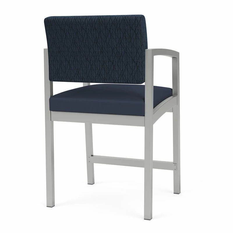 Lesro Lenox Steel Modern Fabric Hip Chair In Silver/Adler Nocturnal 11 Lesro Lenox Steel Modern Fabric Hip Chair In Silver/Adler Nocturnal - Image 9
