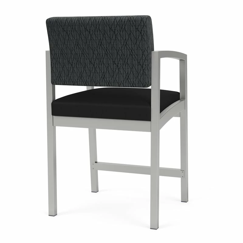 Lesro Lenox Steel Modern Fabric Hip Chair In Silver/Adler Nocturnal 8 Lesro Lenox Steel Modern Fabric Hip Chair In Silver/Adler Nocturnal - Image 6