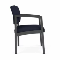 Lesro Lenox Steel Modern Fabric Guest Chair In Charcoal/Open House Cobalt 35 Lesro Lenox Steel Modern Fabric Guest Chair In Charcoal/Open House Cobalt -CYMAX Sales 2473211 1 L 2