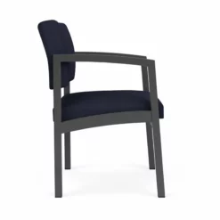 Lesro Lenox Steel Modern Polyurethane Guest Chair In Charcoal/Castillo Batik 35 Lesro Lenox Steel Modern Polyurethane Guest Chair In Charcoal/Castillo Batik -CYMAX Sales 2473211 1 L