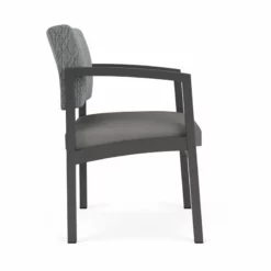 Lesro Lenox Steel Modern Polyurethane Guest Chair In Charcoal/Castillo Batik 32 Lesro Lenox Steel Modern Polyurethane Guest Chair In Charcoal/Castillo Batik -CYMAX Sales 2473212 1 L