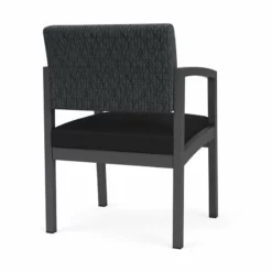 Lesro Lenox Steel Modern Fabric Guest Chair In Charcoal/Open House Cobalt 27 Lesro Lenox Steel Modern Fabric Guest Chair In Charcoal/Open House Cobalt -CYMAX Sales 2473214 2 L 2