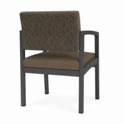 Lesro Lenox Steel Modern Fabric Guest Chair In Charcoal/Open House Navy -CYMAX Sales 2473215 2 L 1