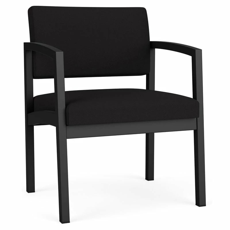 Lesro Lenox Steel Polyurethane Oversize Guest Chair In Black/Castillo Black 21 Lesro Lenox Steel Polyurethane Oversize Guest Chair In Black/Castillo Black - Image 19