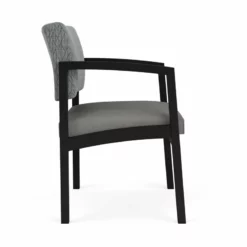 Lesro Lenox Steel Polyurethane Oversize Guest Chair In Black/Castillo Metal -CYMAX Sales 2473220 1 L 4