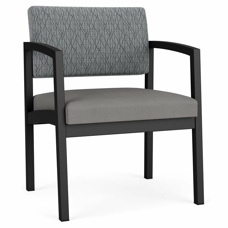 Lesro Lenox Steel Fabric Oversize Guest Chair In Black/Adler Midnight Sky 12 Lesro Lenox Steel Fabric Oversize Guest Chair In Black/Adler Midnight Sky - Image 10