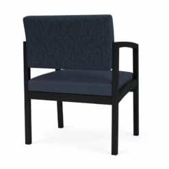 Lesro Lenox Steel Polyurethane Oversize Guest Chair In Black/Castillo Quarry -CYMAX Sales 2473221 2 L 1
