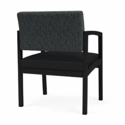 Lesro Lenox Steel Fabric Oversize Guest Chair In Black/Adler Midnight Sky 27 Lesro Lenox Steel Fabric Oversize Guest Chair In Black/Adler Midnight Sky -CYMAX Sales 2473222 2 L