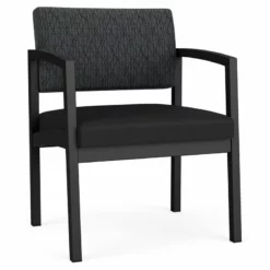 Lesro Lenox Steel Fabric Oversize Guest Chair In Black/Adler Midnight Sky 25 Lesro Lenox Steel Fabric Oversize Guest Chair In Black/Adler Midnight Sky -CYMAX Sales 2473222 L