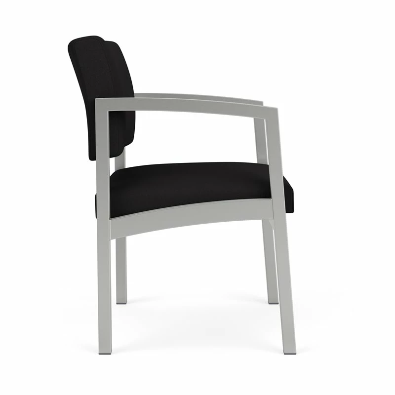 Lesro Lenox Steel Modern Fabric Guest Chair In Silver/Adler Midnight Sky 22 Lesro Lenox Steel Modern Fabric Guest Chair In Silver/Adler Midnight Sky - Image 20