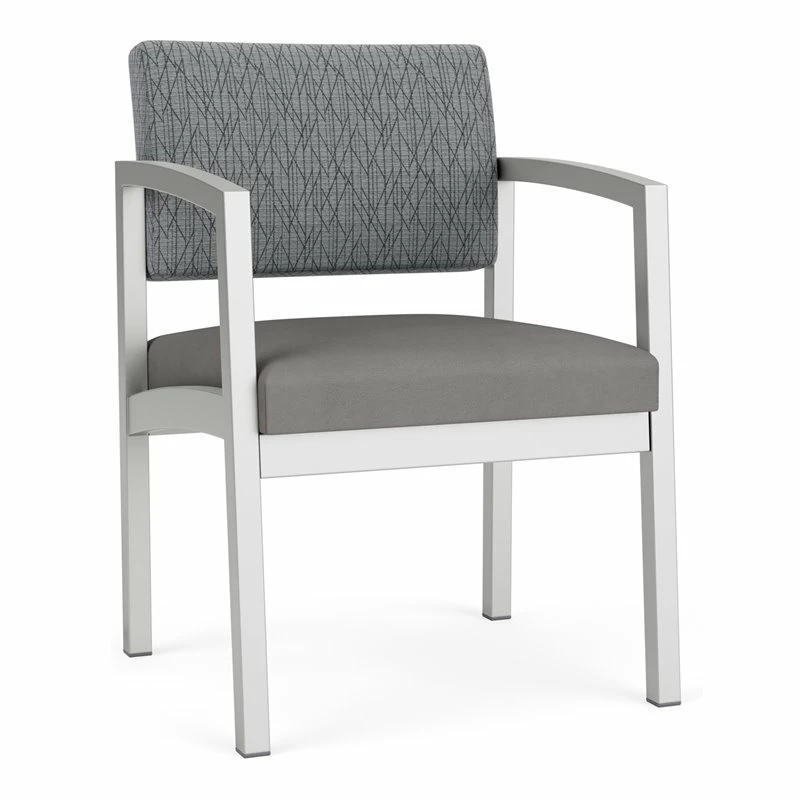 Lesro Lenox Steel Modern Fabric Guest Chair In Silver/Adler Midnight Sky 12 Lesro Lenox Steel Modern Fabric Guest Chair In Silver/Adler Midnight Sky - Image 10